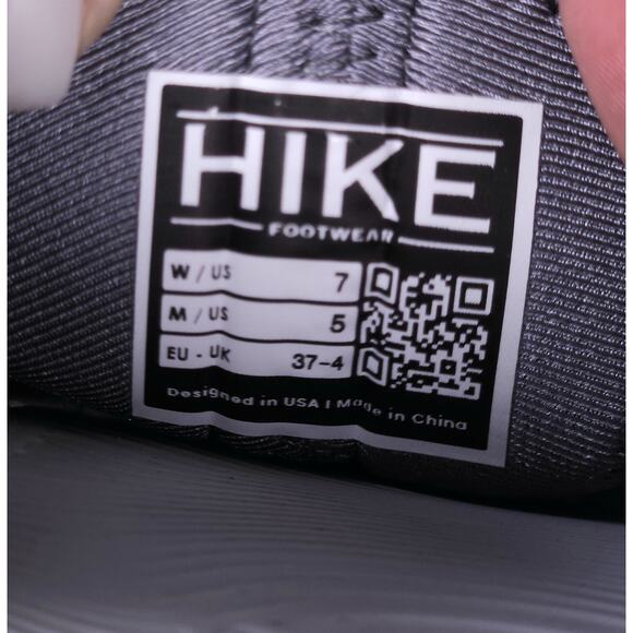 HIKE Footwear HF Bare Sandals – Women’s Size 7 Adjustable Gray Sport Sandals - Picture 4 of 11
